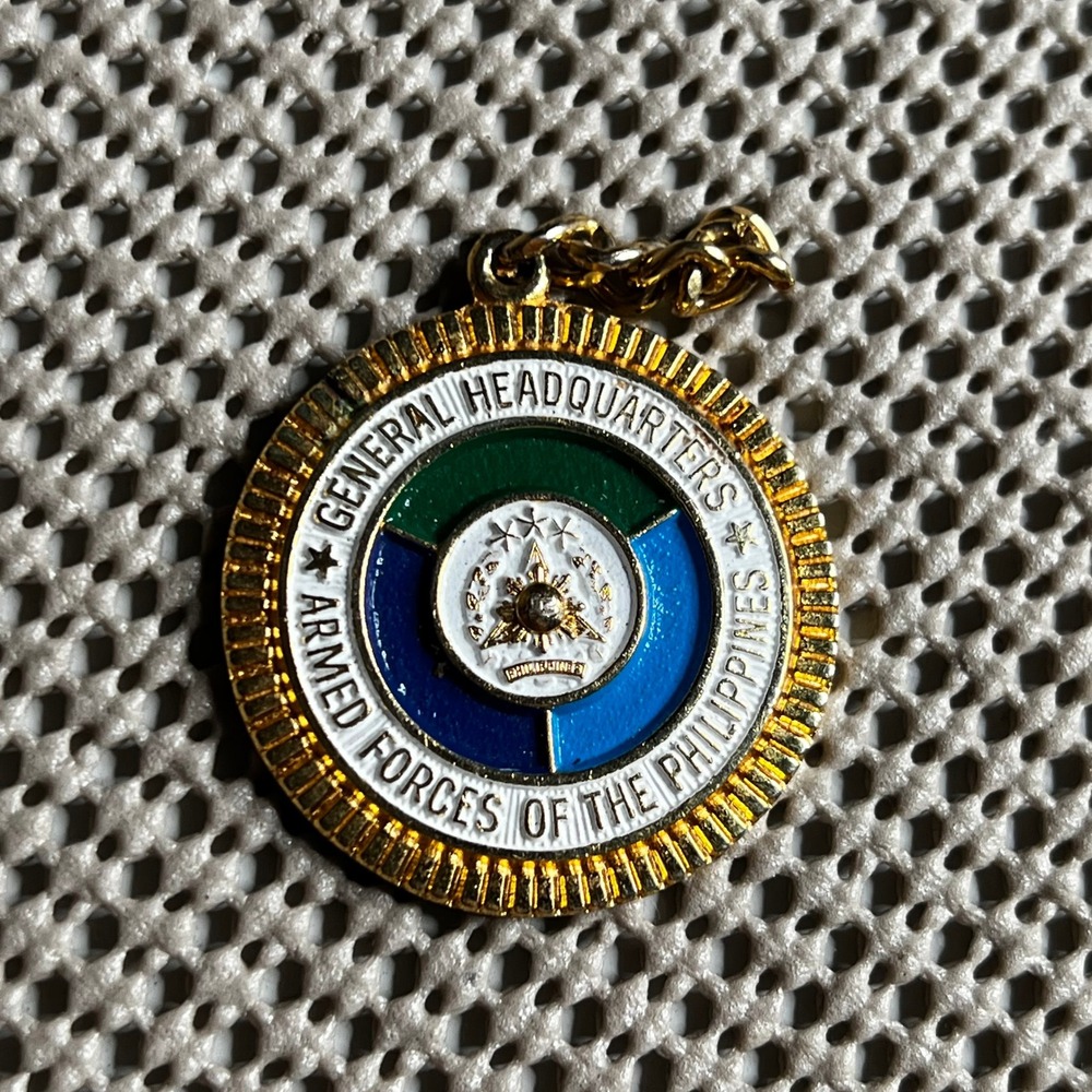 AFP General Headquarters Medallion Arturo T Enrile‎ Chief of Staff Philippines